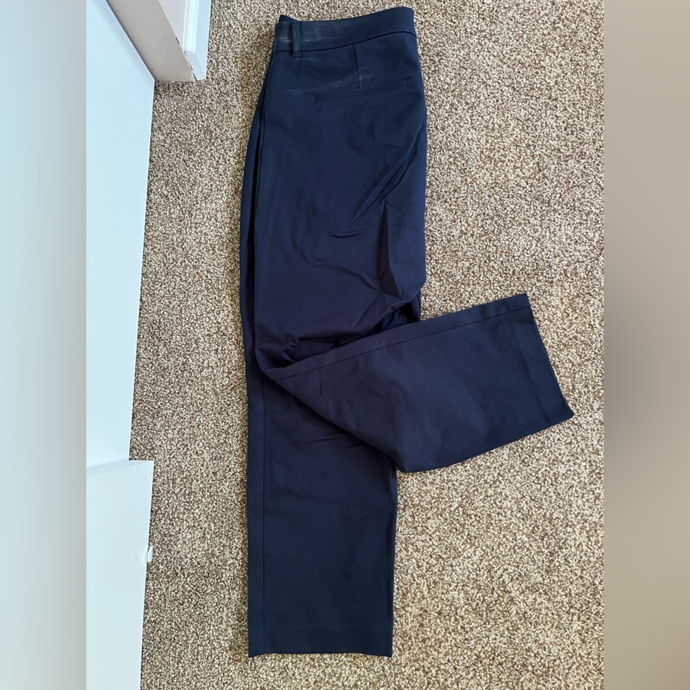 Old Navy Pixie Straight Dress Pants - navy blue - Picture 3 of 6